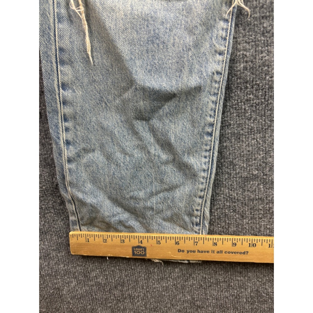 Free People We The Free Jeans Womens 29 Blue Distressed High Rise Straight Leg - Picture 6 of 9